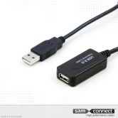 USB A to USB A 2.0 extension cable, 10 m, m/f