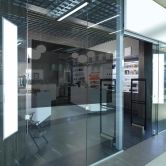 Glass rear projector film HD 152x202,7 cm 4:3