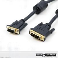 DVI-A to VGA cable, 3m, m/m