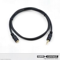 3.5mm mini Jack extension cable, 1.5m, f/m