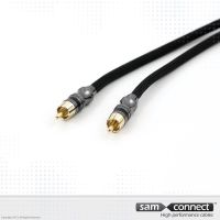 Coaxial RCA cable, 1.5m, m/m