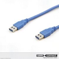 USB A to USB A 3.0 cable, 5m, m/m