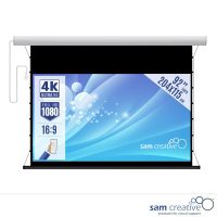 Projector screen 4K|UHD Electric 92" 204x115 cm white casing