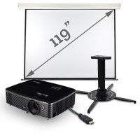 Cinema Package HD Pull-down screen 119"